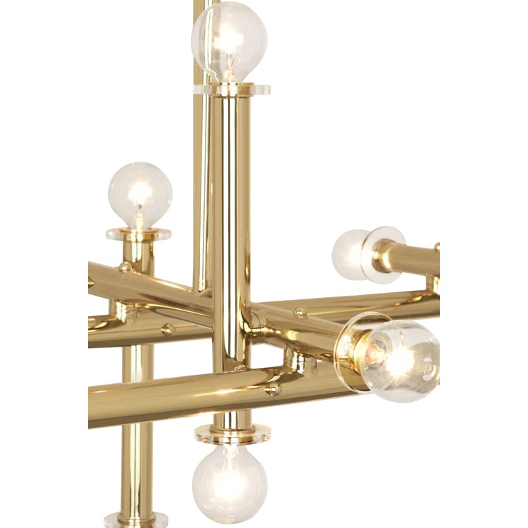Milano 16 - Light Dimmable Sputnik Modern Linear Chandelier
