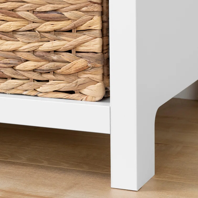 Cotton Candy 3-Drawer Dresser with Storage Baskets