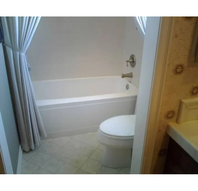 Regan 72'' x 32'' Alcove / Tile In Soaking Acrylic Bathtub