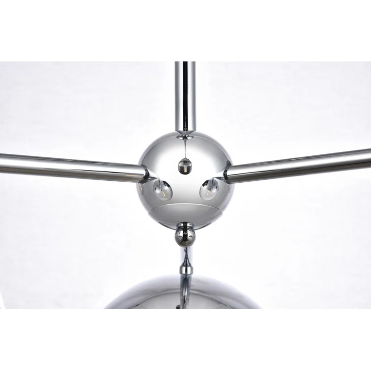 Yearby 6 - Light Dimmable Tiered Chandelier