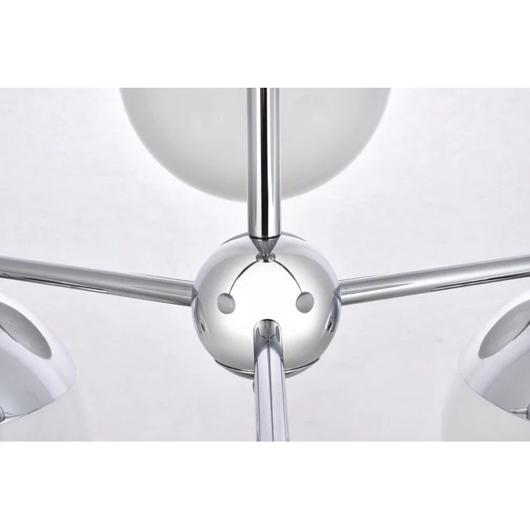Yearby 6 - Light Dimmable Tiered Chandelier