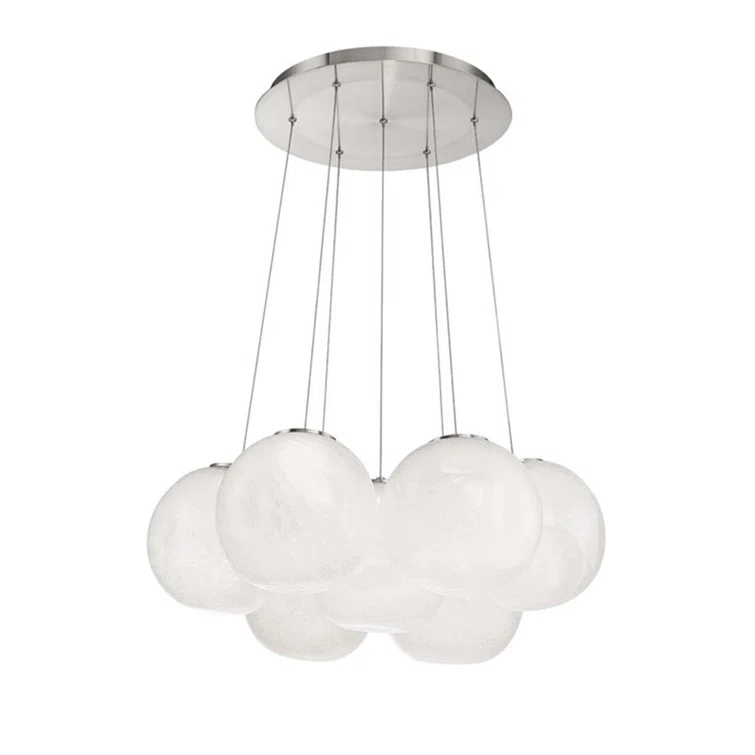 Cosmic 7 - Light Dimmable Globe Chandelier