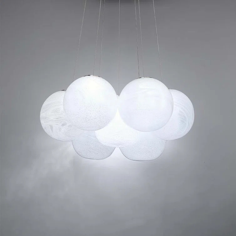 Cosmic 7 - Light Dimmable Globe Chandelier