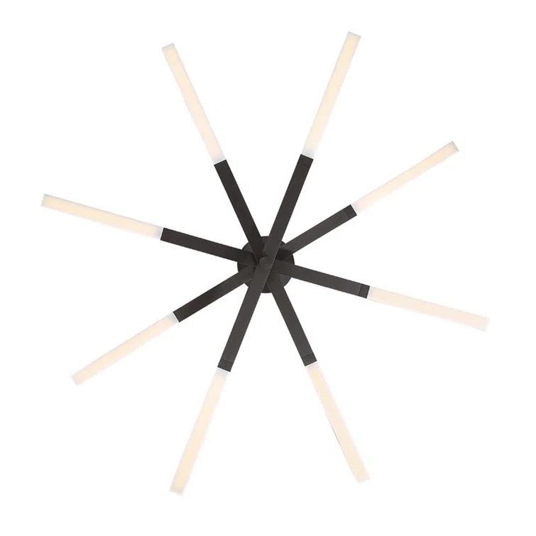 Erik 8 Light Metal Dimmable LED Sputnik Chandelier