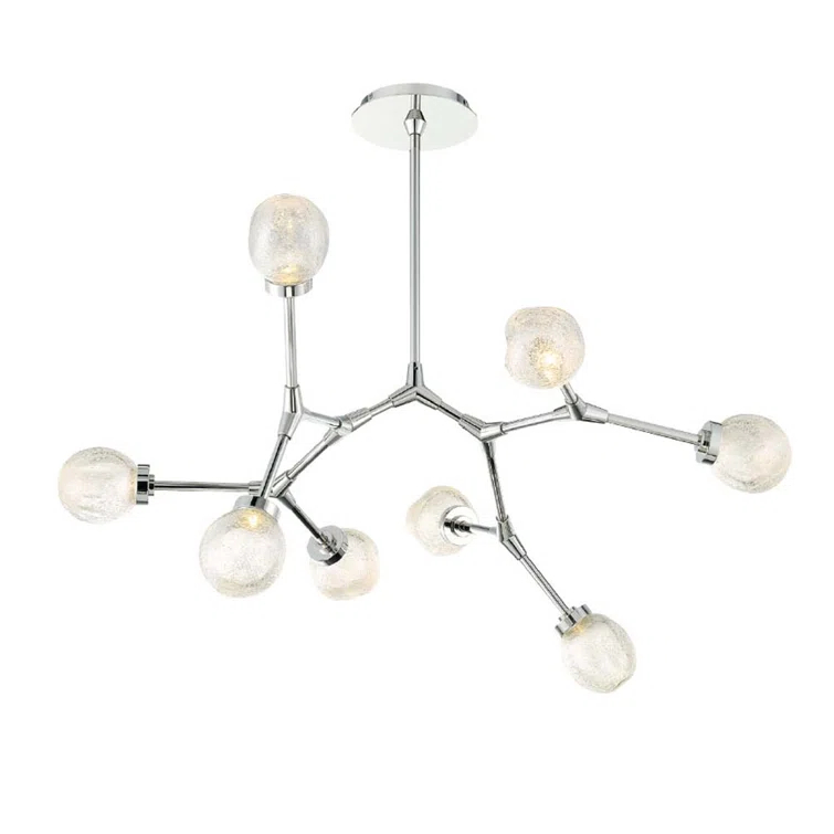 Modern Forms Catalyst 8 - Light Dimmable LED Sputnik Modern Linear Chandelier