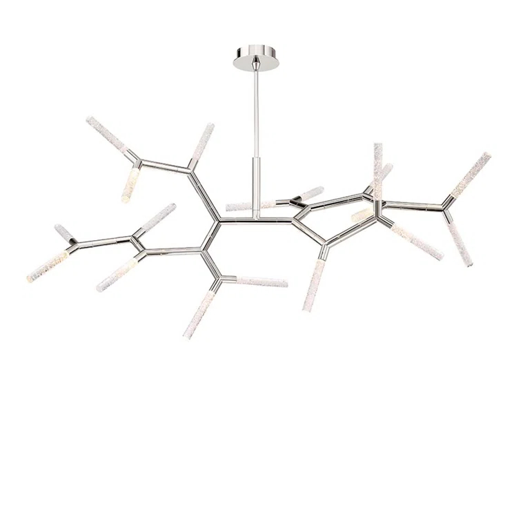 Modern Forms Kryptonite 18 - Light Dimmable LED Sputnik Modern Linear Chandelier