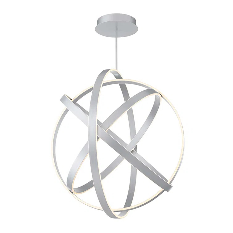 Kinetic 1 - Light Titanium LED Single Pendant