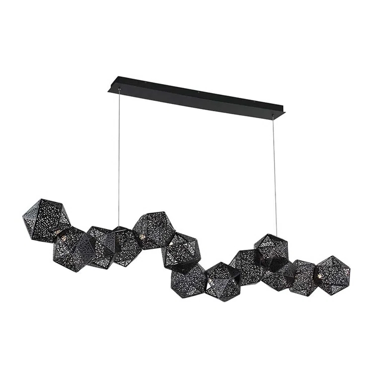Riddle 13 - Light Black LED Kitchen Island Pendant