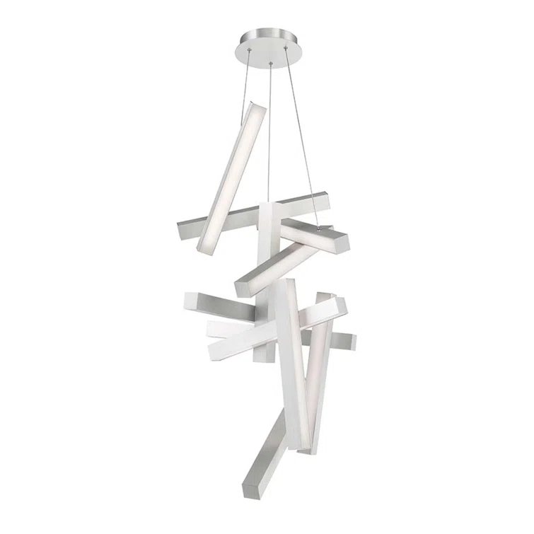 Chaos 12 - Light Dimmable Sputnik Modern Linear Chandelier