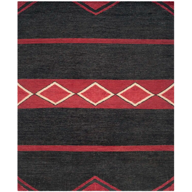 Blackridge Hand-Knotted Wool and Cotton 8' x 10' Area Rug