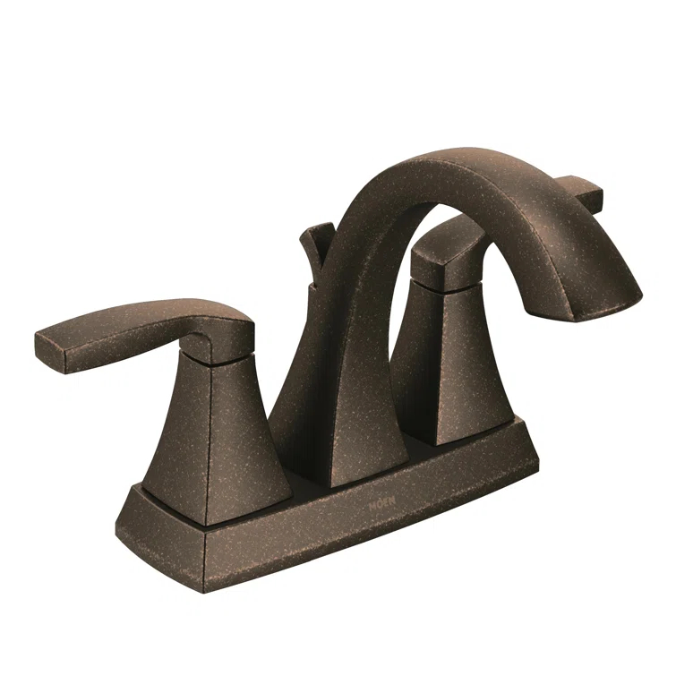 Moen Voss Centerset Bathroom Faucet with Drain Assembly