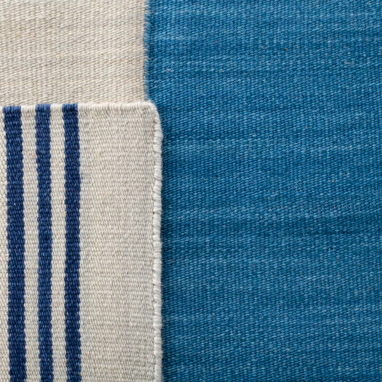 Lauren Ralph Lauren Flat Weave Wool Striped Rug