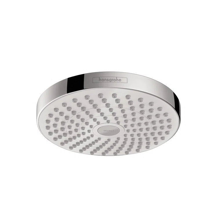 Croma S 180 2-Jet Rain Fixed Shower Head with Select