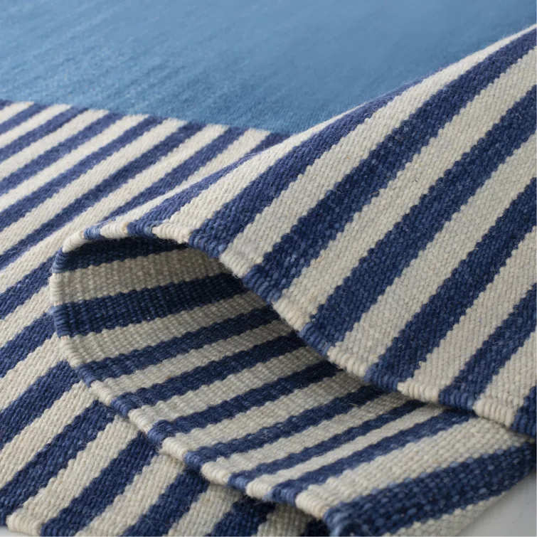 Lauren Ralph Lauren Flat Weave Wool Striped Rug