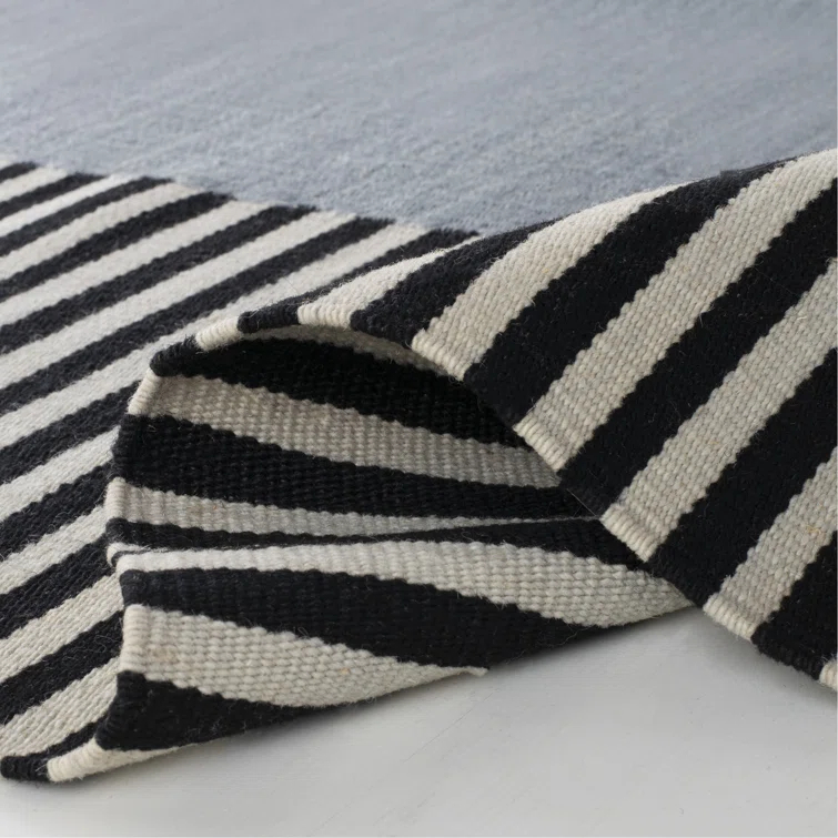 Lauren Ralph Lauren Flat Weave Wool Striped Rug