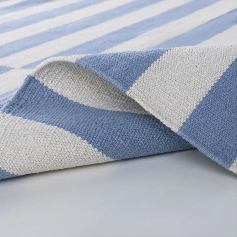 Ludlow Lauren Ralph Lauren Flat Weave Cotton Striped Rug