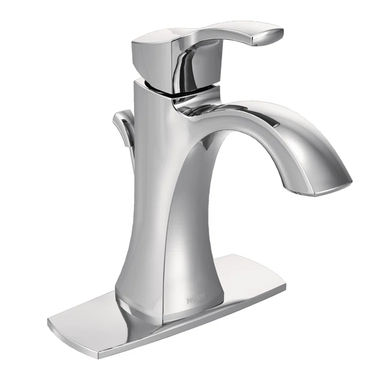 Moen Voss Single Hole Bathroom Faucet with Drain Assembly