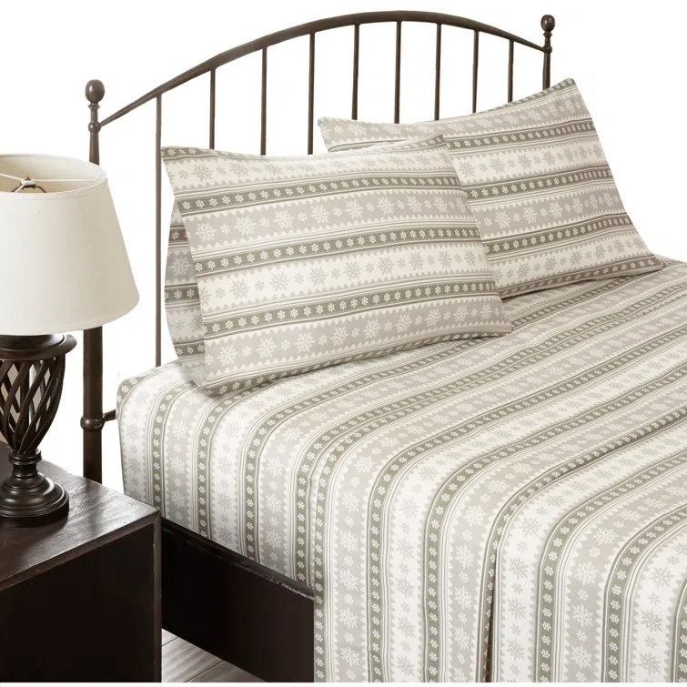 Woolrich 100% Cotton Flannel Sheet Set