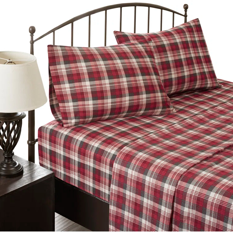Woolrich 100% Cotton Flannel Sheet Set