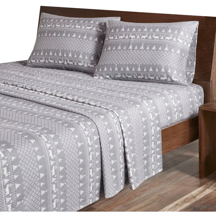 Woolrich 100% Cotton Flannel Sheet Set