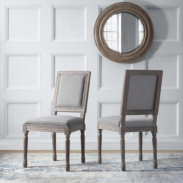 Modway Court Dining Side Chair Upholstered Fabric