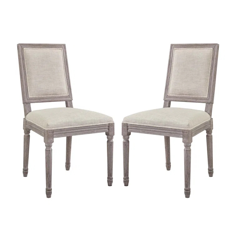 Modway Court Dining Side Chair Upholstered Fabric
