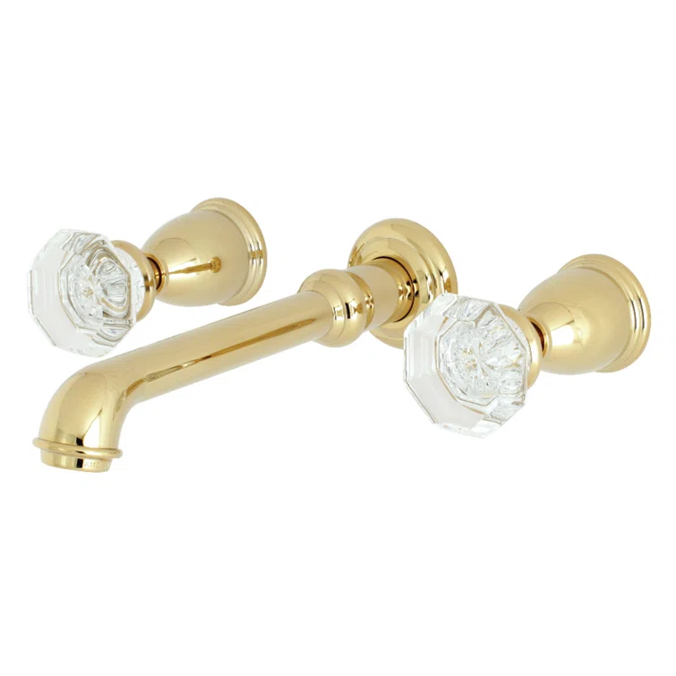 Kingston Brass Kingston Brass Celebrity Two-Handle 3-Hole Wall Mount Bathroom Faucet KS7122WCL