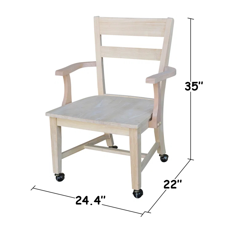 Solid Wood Armchair