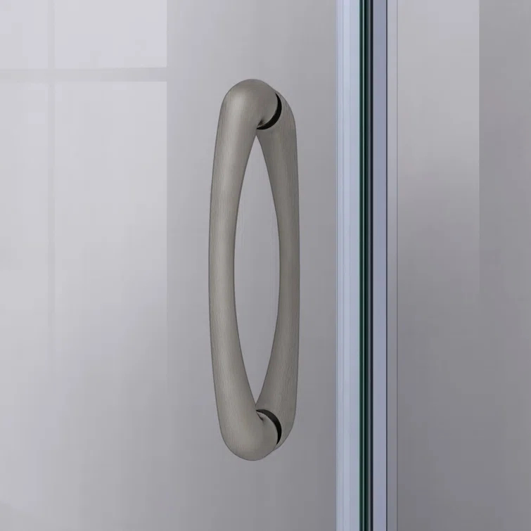 DreamLine Prime 36" x 74.75" Round Sliding Shower Enclosure with Base Included DL-6702-89-04