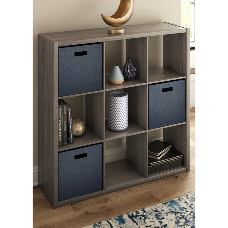 43.98" H x 43.82" W Decorative Cube Bookcase