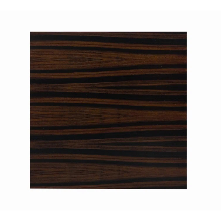 Amara Wood and Bronze Metal Cube End Table