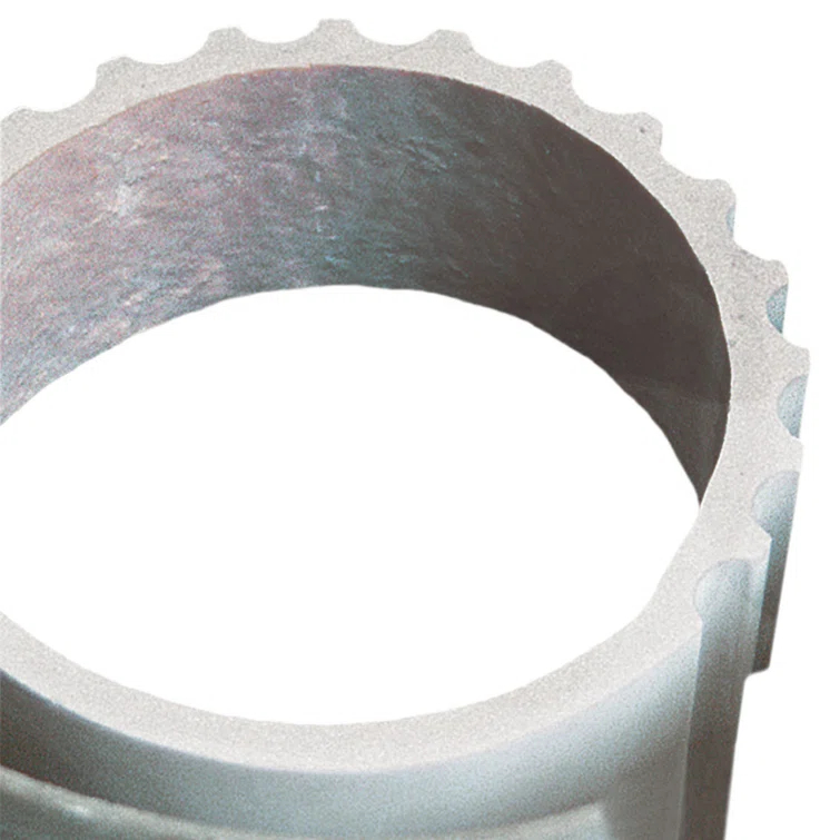 Ekena Millwork Endura-Stone Fluted Column Round Shaft Tapered Tuscan Base/Tuscan Capital Split in 1/2 for Pilasters