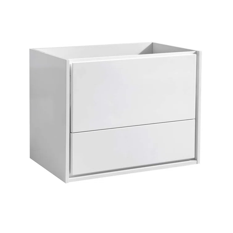 Catania 30" Wall Mount Single Modern Bathroom Cabinet - Cabinet Only (Top and Sink Not Included)