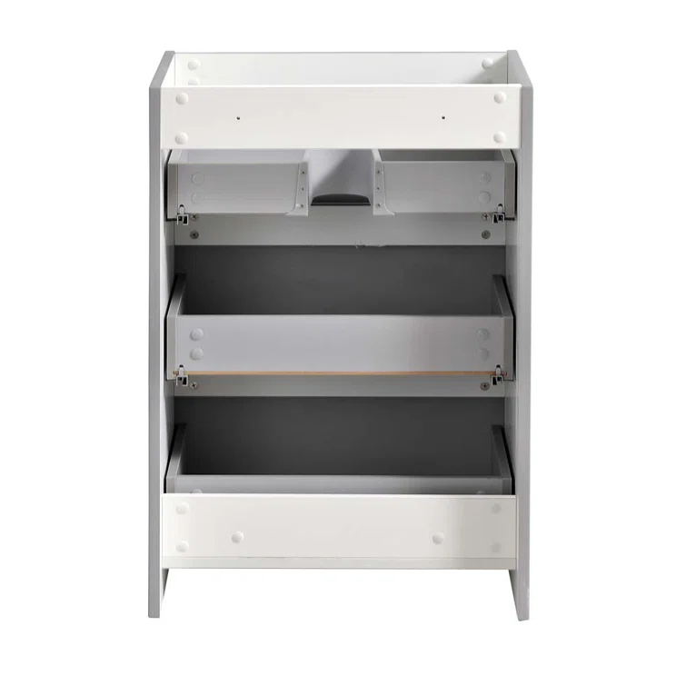 Lazzaro 24" Freestanding Single Modern Bathroom Cabinet - Cabinet Only (Top and Sink Not Included)
