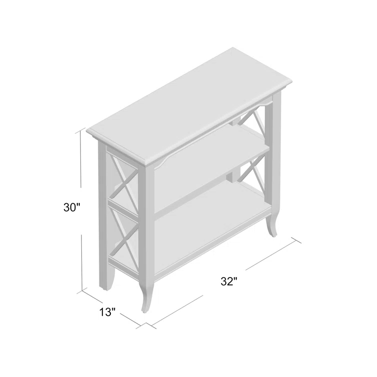 Newport 30" Black Bookcase