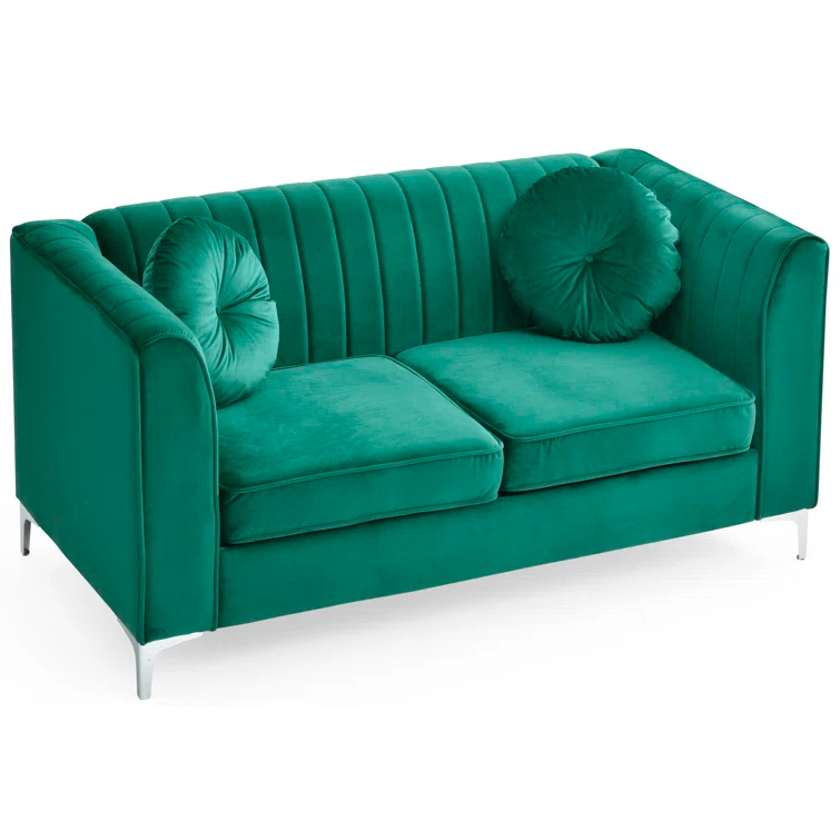 Bailey 65'' Velvet Loveseat