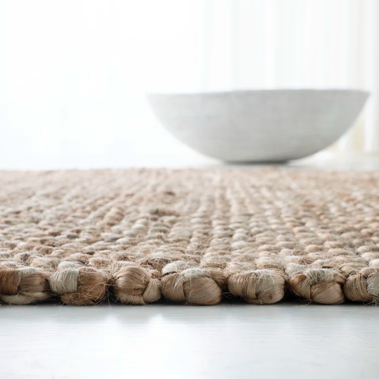 Callum Lauren Ralph Lauren Hand Woven 90% Jute, 10% Cotton Solid Color Rug