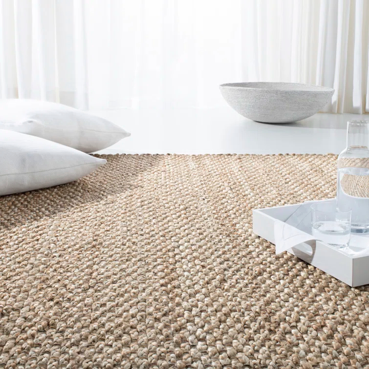 Callum Lauren Ralph Lauren Hand Woven 90% Jute, 10% Cotton Solid Color Rug