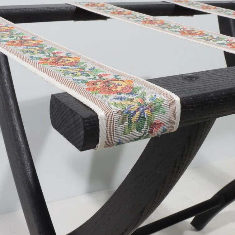 Folding Oak,Wood Luggage Rack