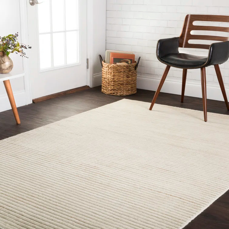 Loloi Rugs Hadley Hand-Loomed Wool Ivory Area Rug