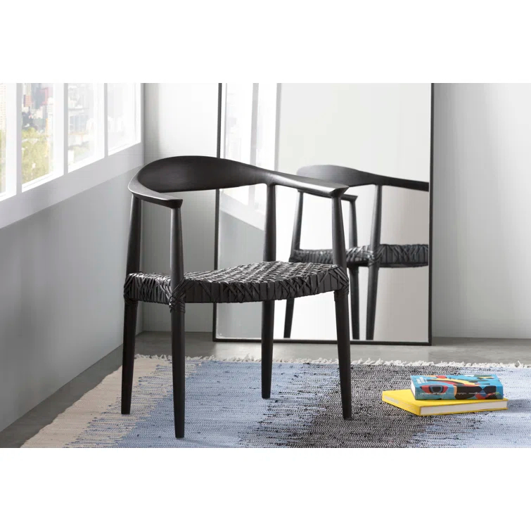 Kazbah Leather Dining Arm Chair