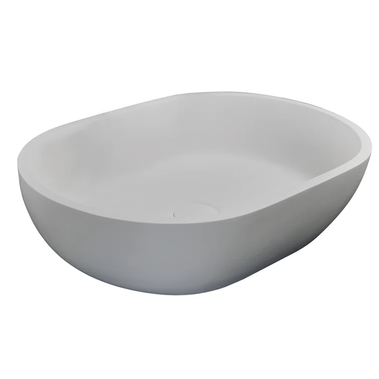 Barclay Divina 15'' Resin Oval Bathroom Sink