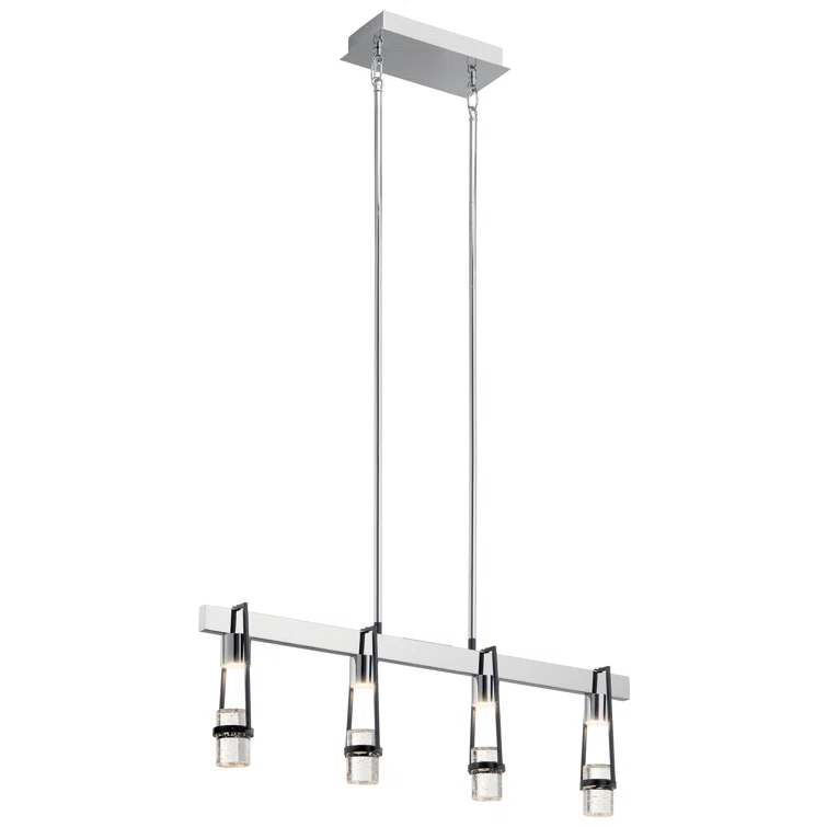 Elan Lighting - Ayse - 32 Inch 14 Led Linear Chandelier - Elan Lighting