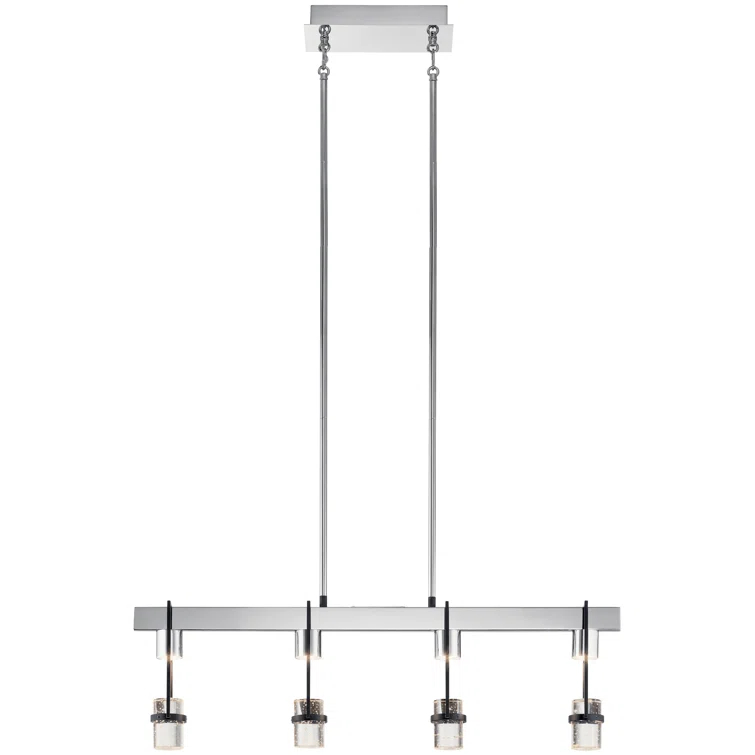 Elan Lighting - Ayse - 32 Inch 14 Led Linear Chandelier - Elan Lighting