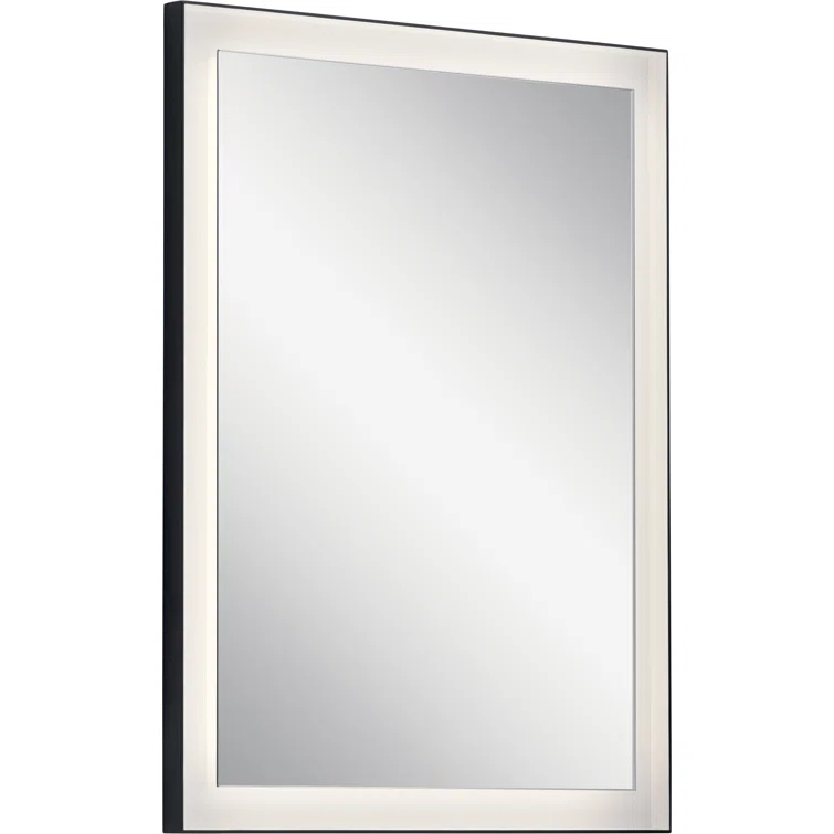 Elan Lighting - Ryame - 59 Inch LED Mirror-Matte Black Finish - Elan Lighting