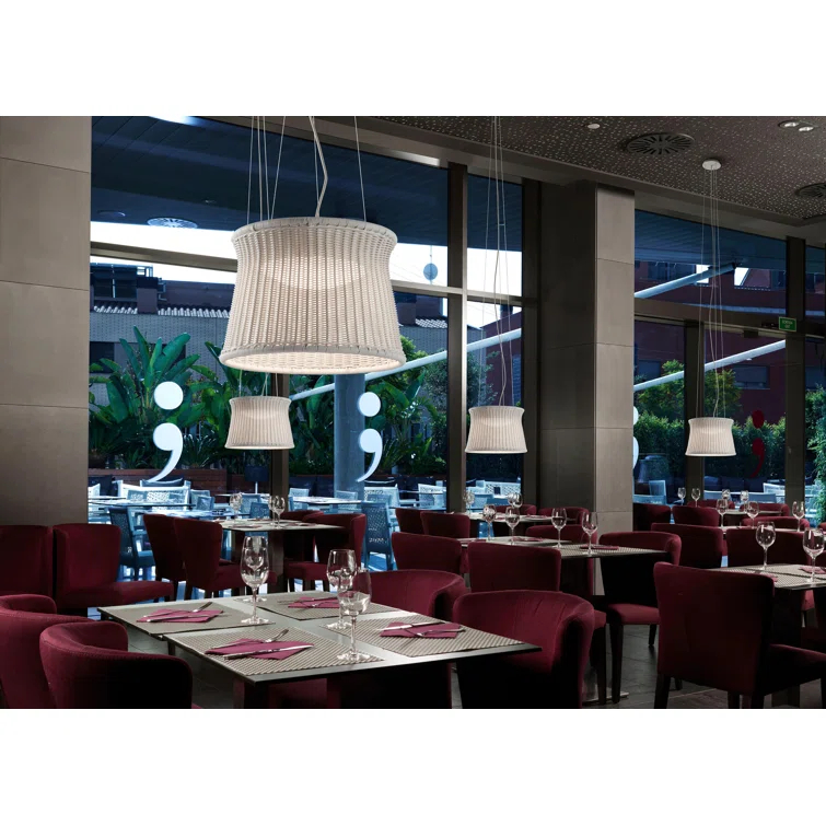 Syra 1-Light Single Drum Pendant