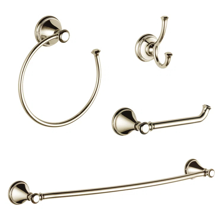 Cassidy Delta 4 Piece Bathroom Hardware Set