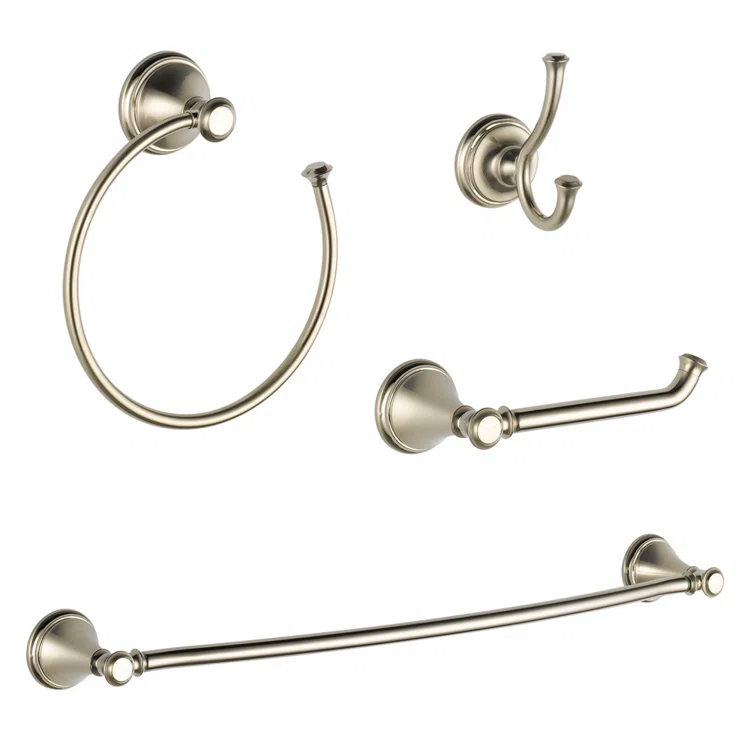 Cassidy Delta 4 Piece Bathroom Hardware Set