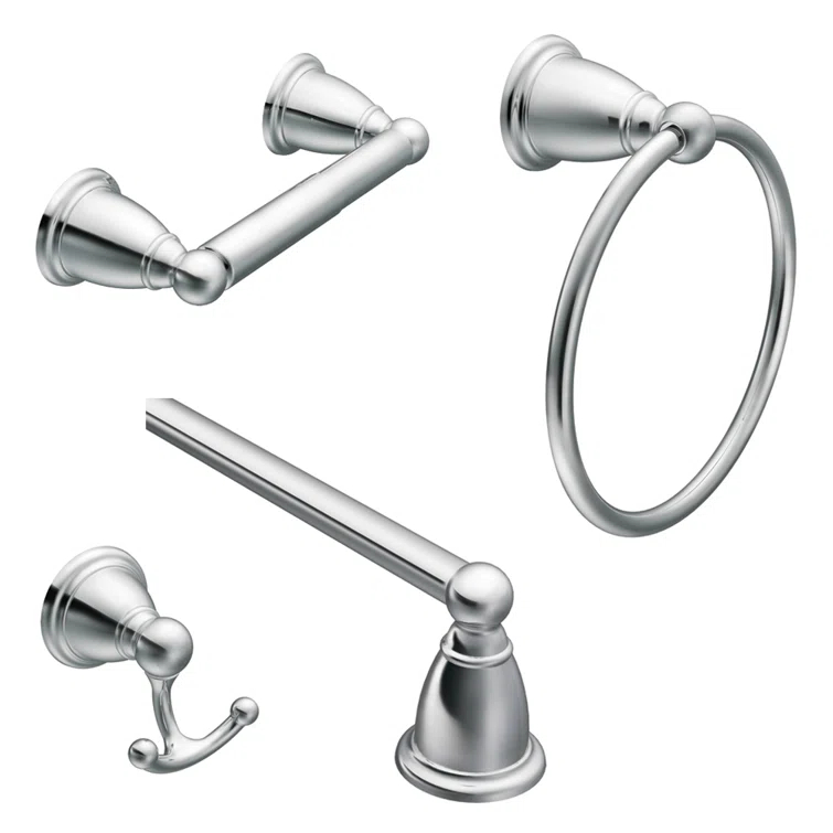 Brantford 4 Piece Bathroom Hardware Set