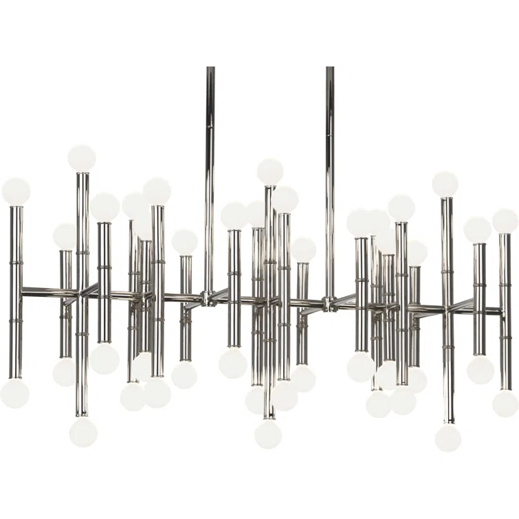 Jonathan Adler Meurice 42 - Light Dimmable Modern Linear Chandelier